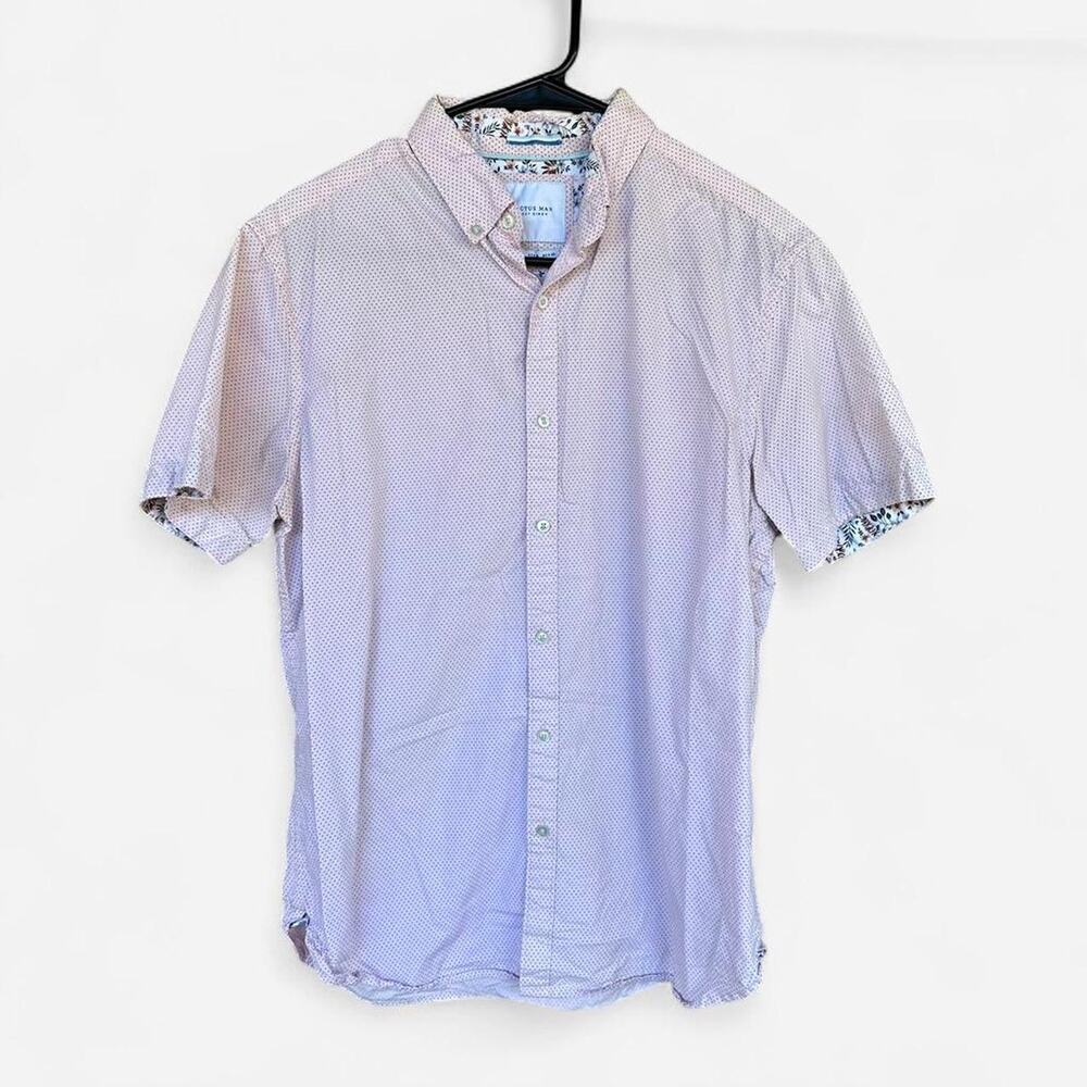Cactus man short sleeve button up
